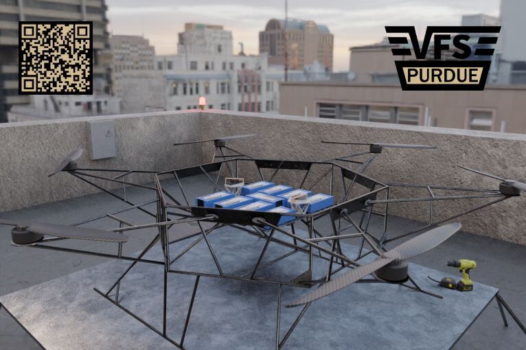 Picture of a flying car.